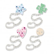 NUK Soother Chain with clip | 0 months+ | Pacifier Chain